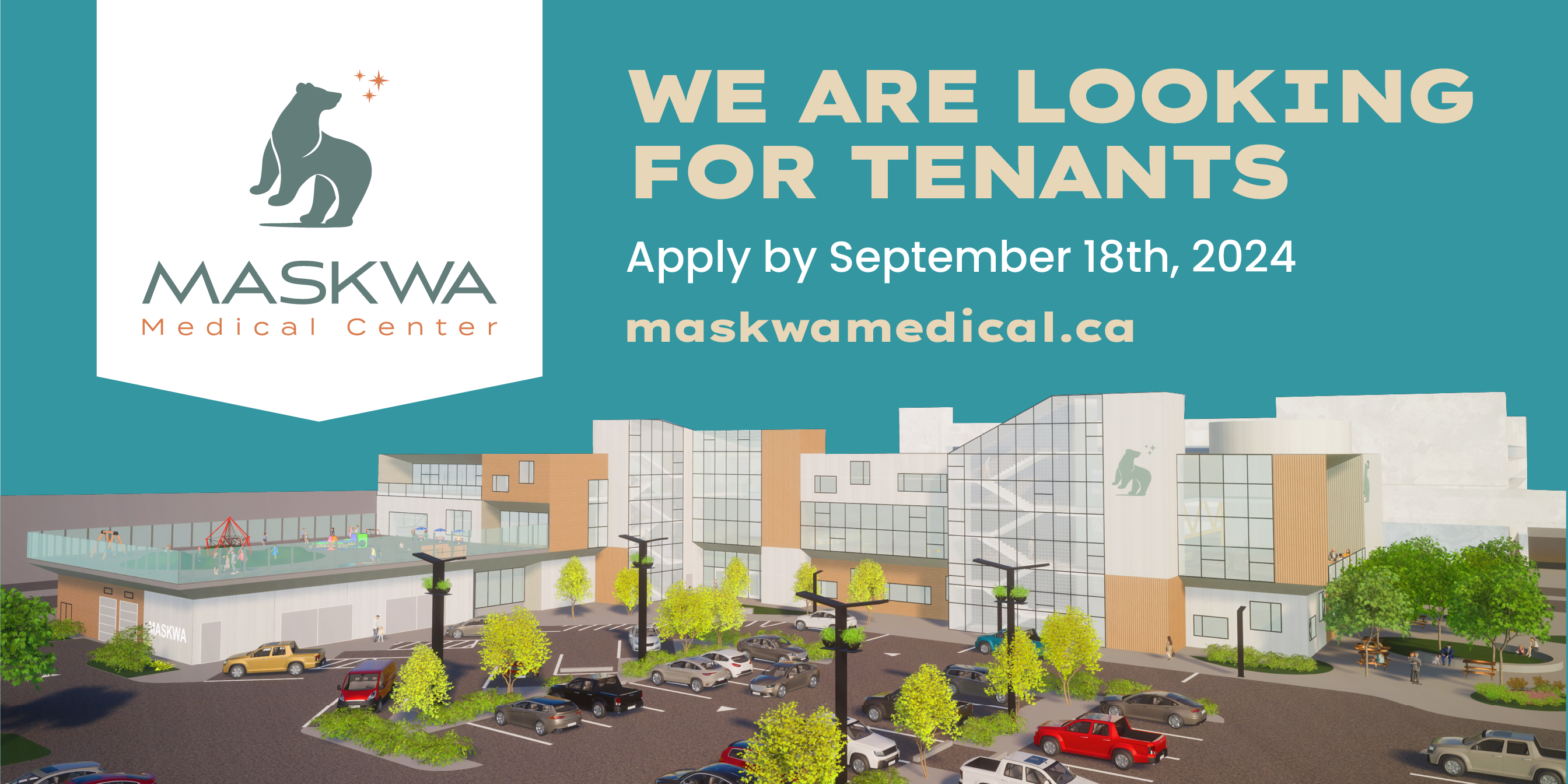 Maskwa Tenant Expression of Interest. Apply by September 18, 2024